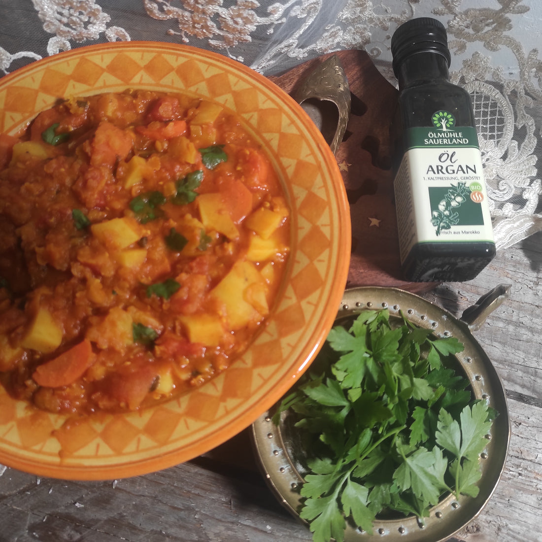 Marokkanische Linsensuppe