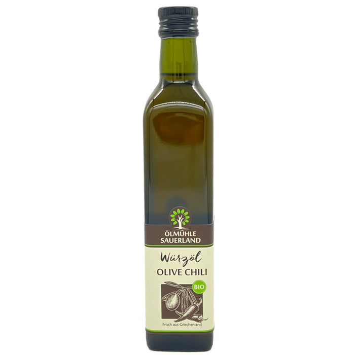 MHD 50% Chili Olivenwürzöl BIO 250 ml.