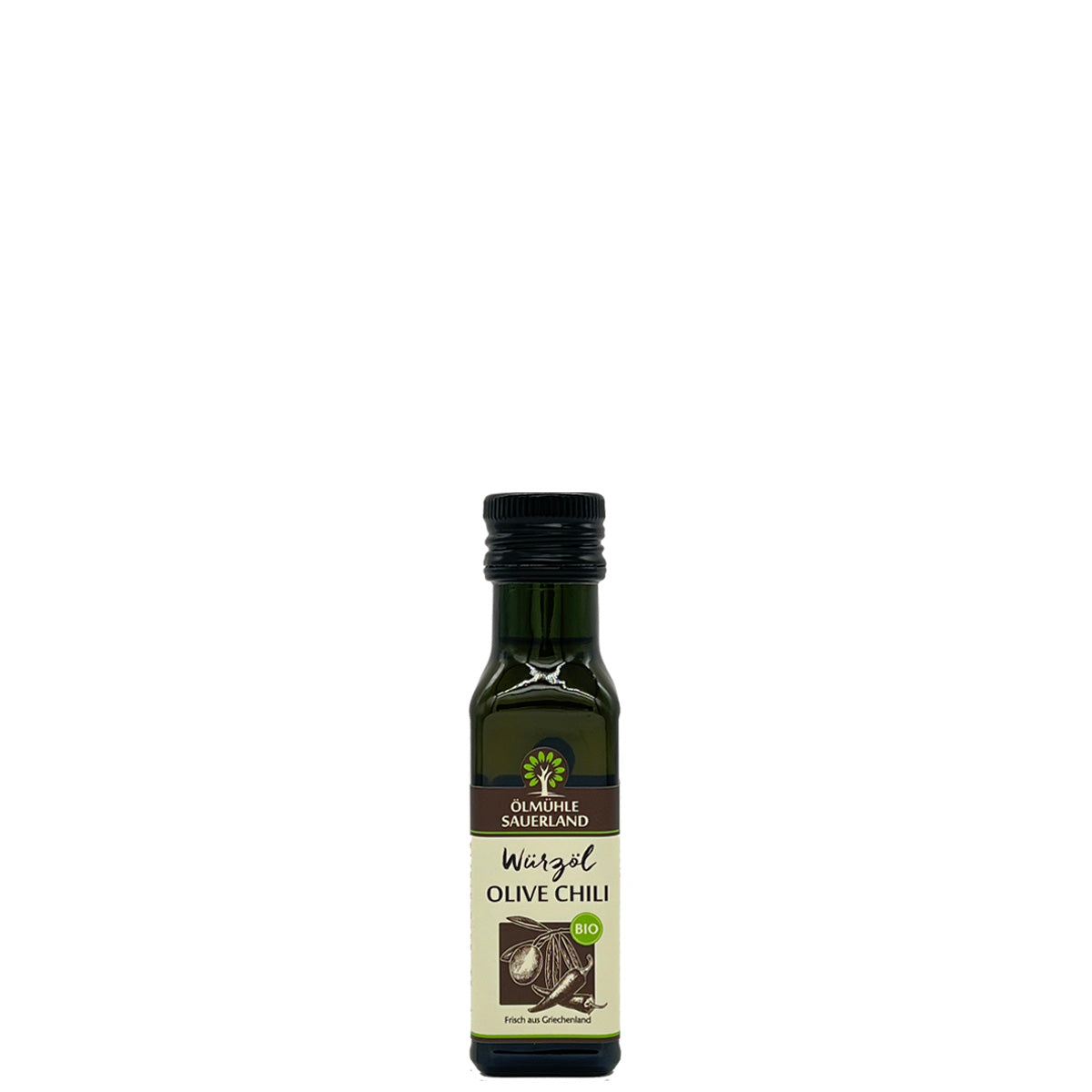 MHD 50% Chili Olivenwürzöl BIO 250 ml.