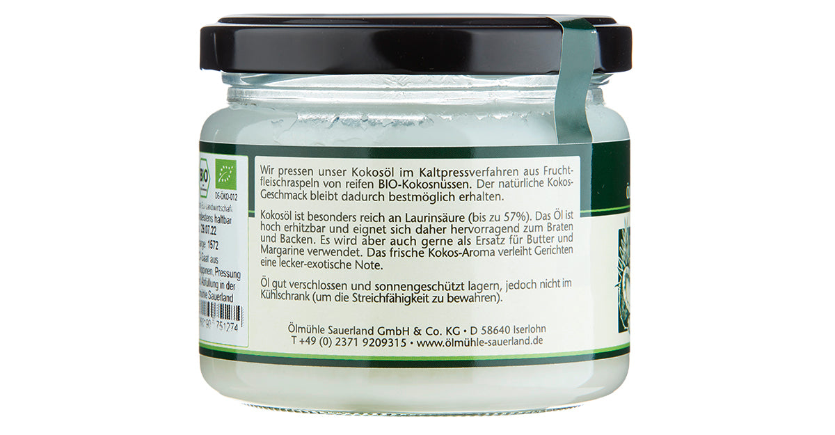 Kokosöl BIO kaltgepresst