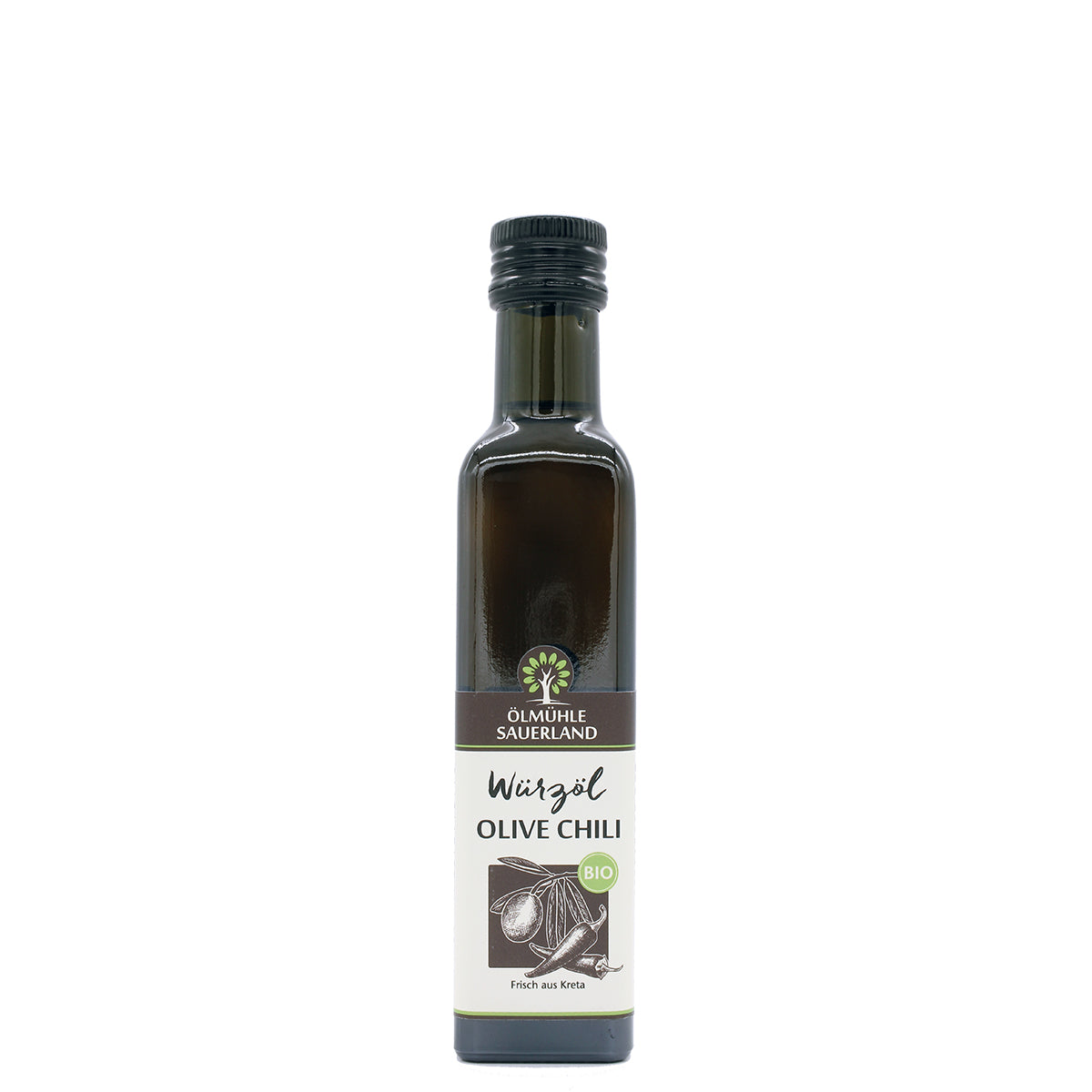 MHD 50% Chili Olivenwürzöl BIO 250 ml.