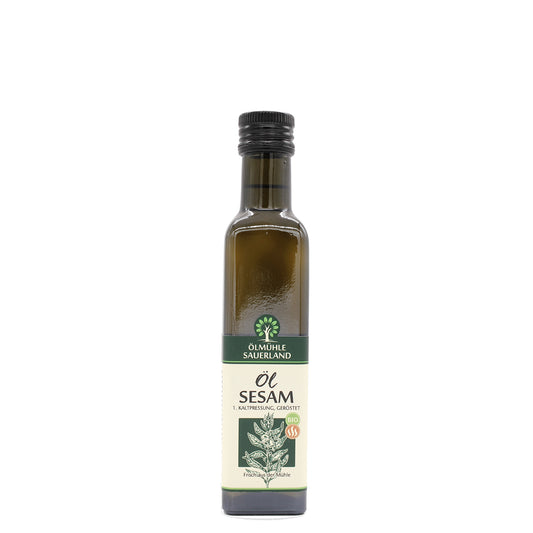 MHD Deal 50%: Sesamöl BIO kaltgepresst aus gerösteten Samen 250 ml