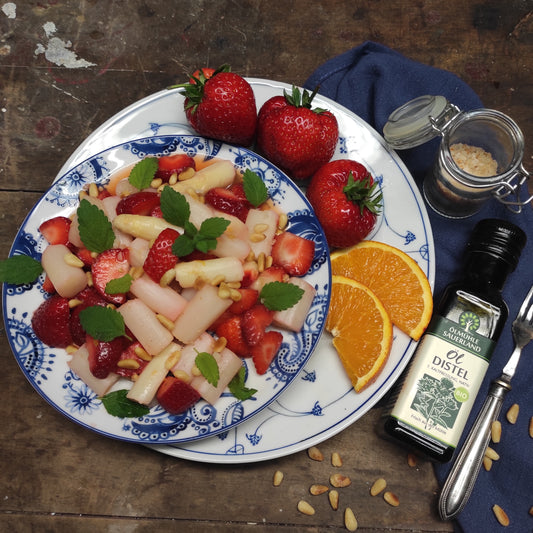 Spargel-Erdbeer-Salat