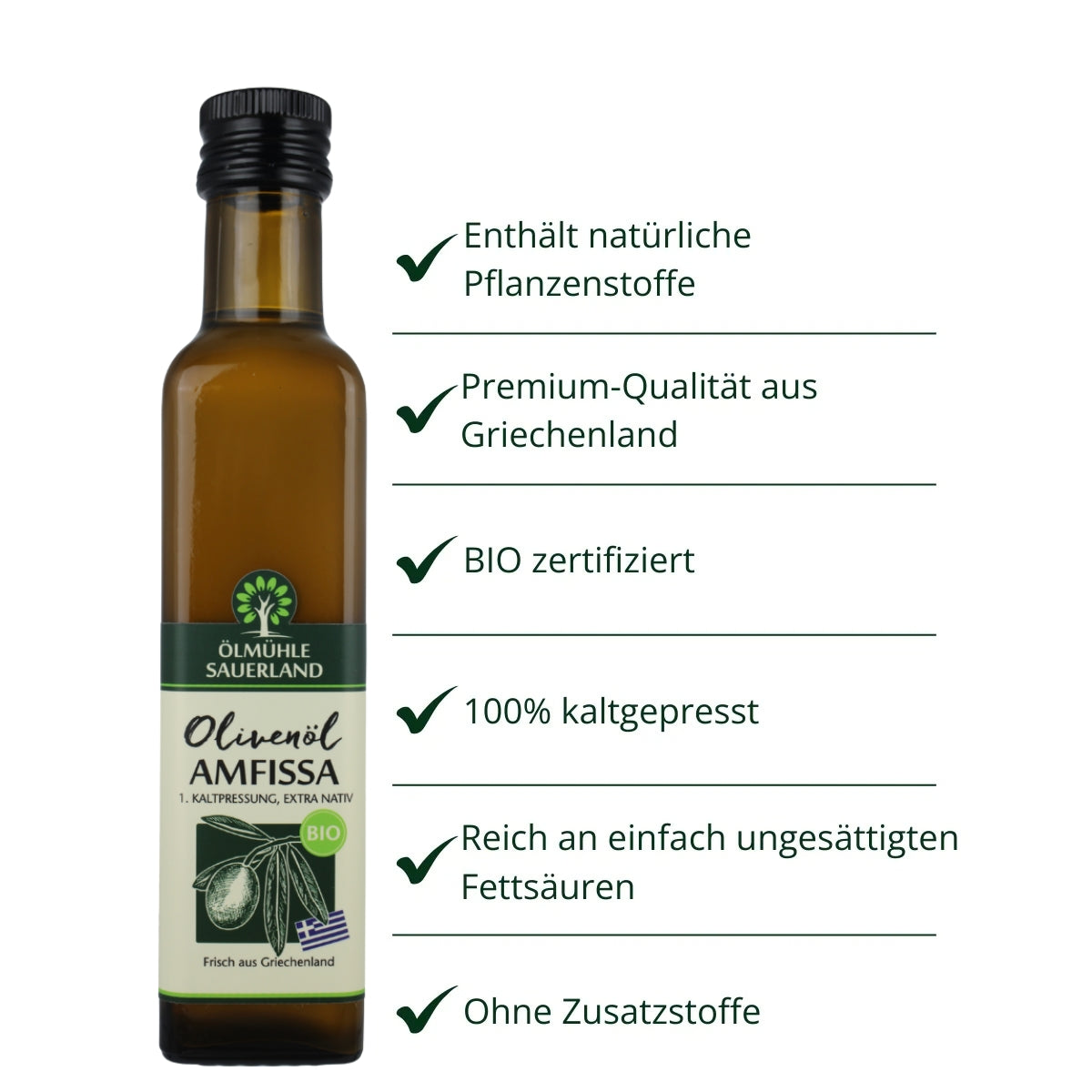 Olivenöl BIO Amfissa (vom Pilion) extra nativ kaltgepresst