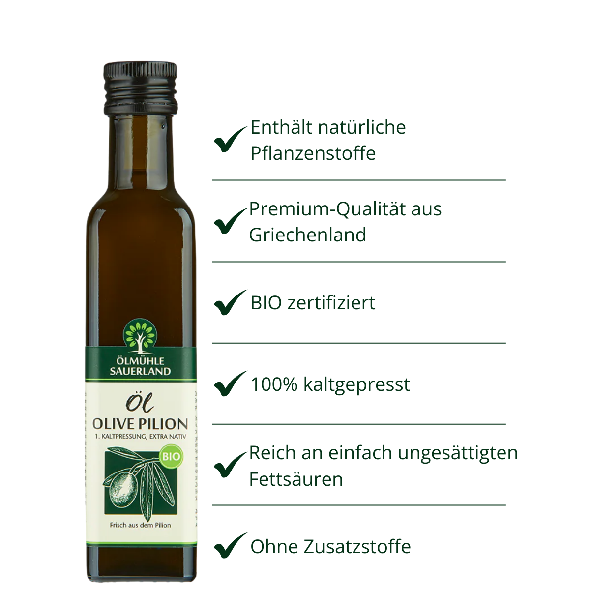 Olivenl Pilion BIO extra nativ kaltgepresst lmhle Sauerland Olivenl Pilion BIO extra nativ kaltgepresst lmhle Sauerland