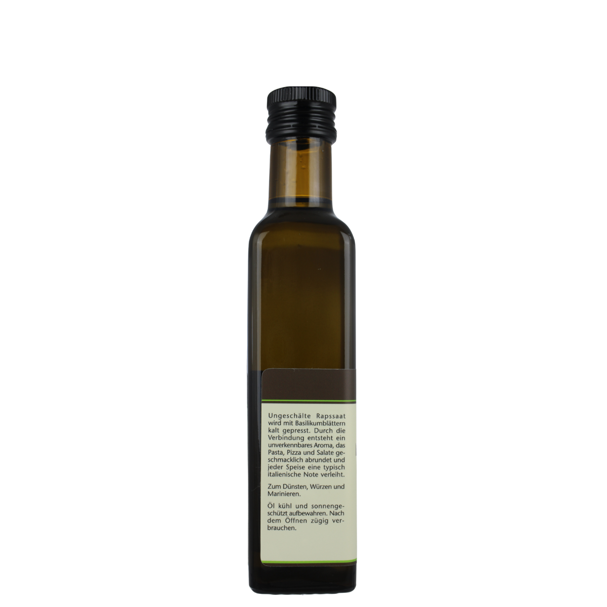 MHD 50%: Basilikum Rapswürzöl BIO