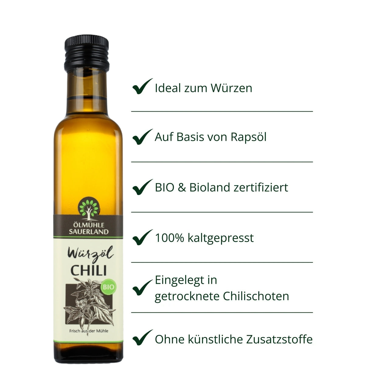 Chili Rapswürzöl BIOLAND