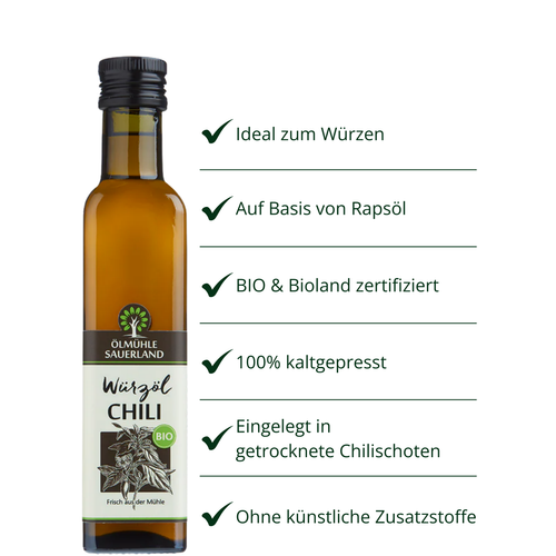 30% MHD: Chili Rapswürzöl BIOLAND