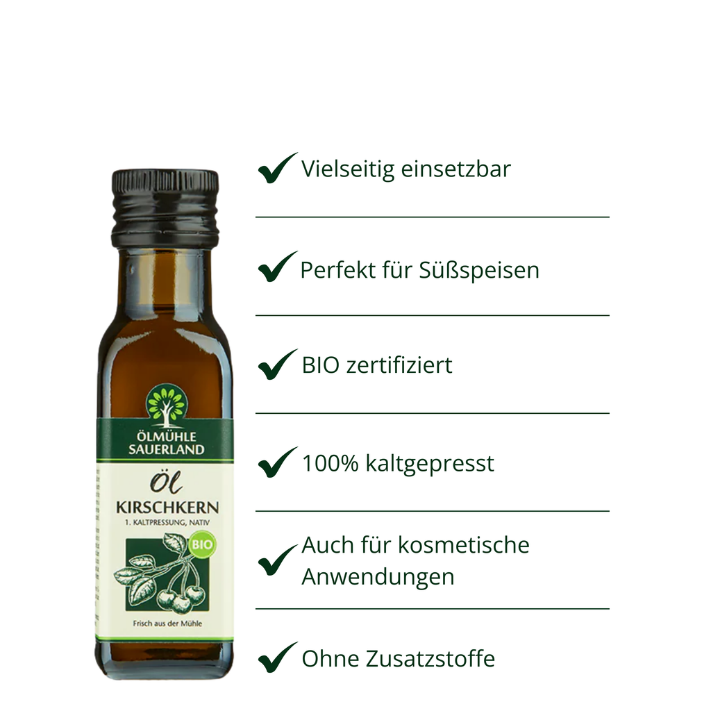 Kirschkernöl BIO kaltgepresst nativ