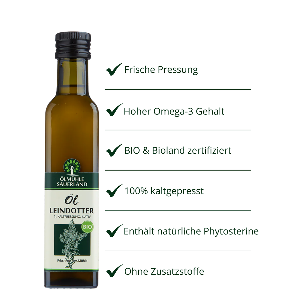 Leindotteröl BIOLAND nativ kaltgepresst
