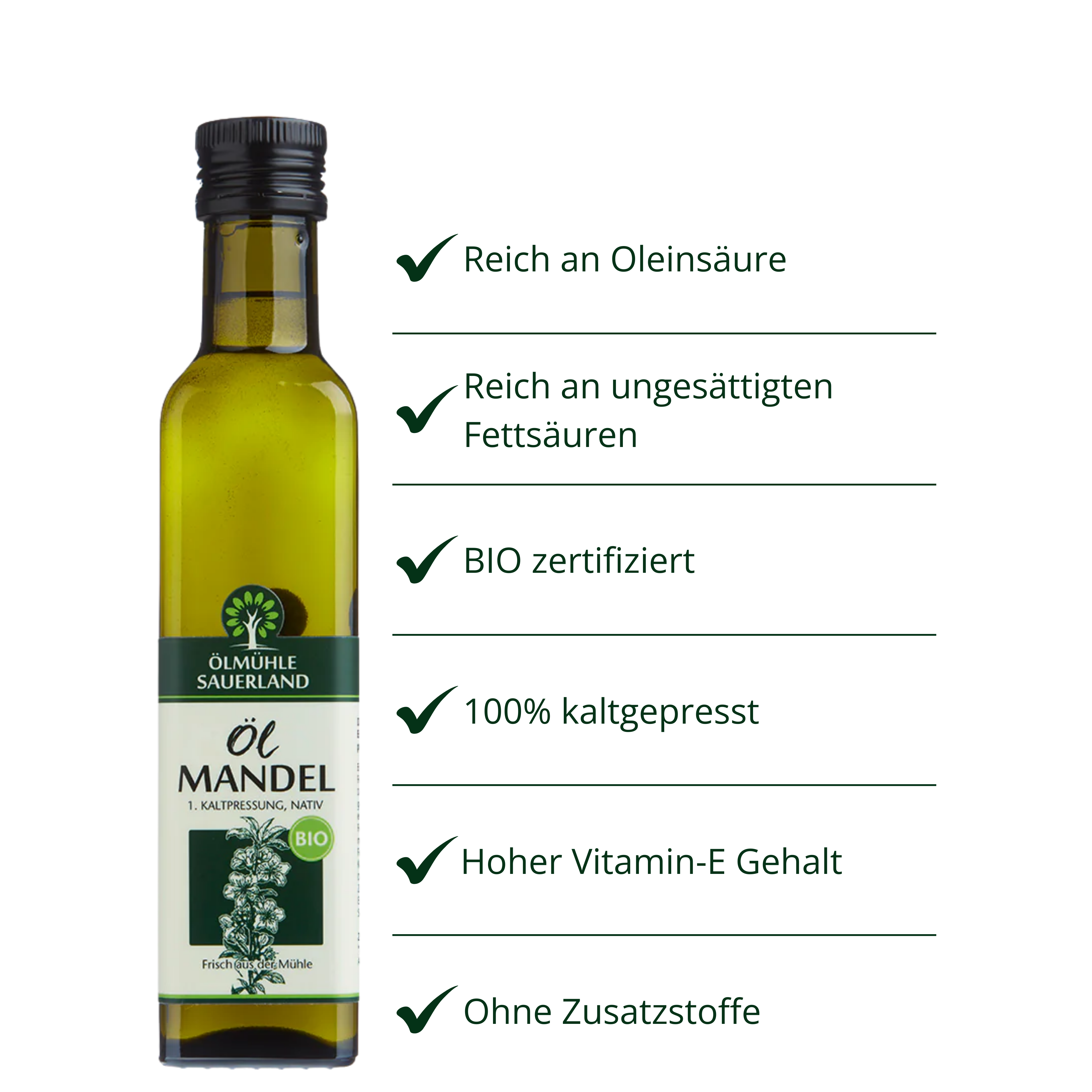 Mandelöl BIO kaltgepresst nativ