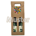 Geschenkkarton 2er 500 ml mit Griff - mit Sticker Ostern
