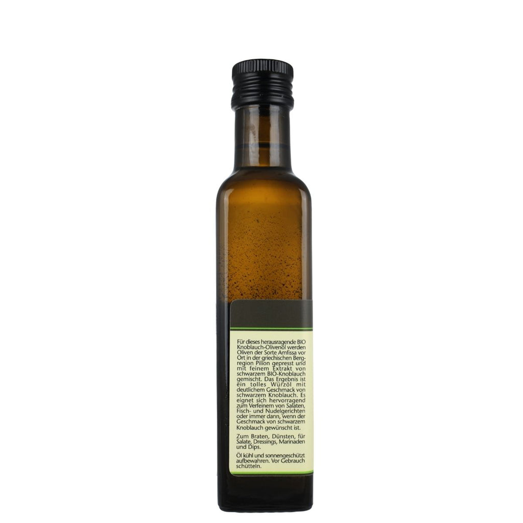MHD 50% Olivenöl BIO kaltgepresst mit schwarzem Knoblauch