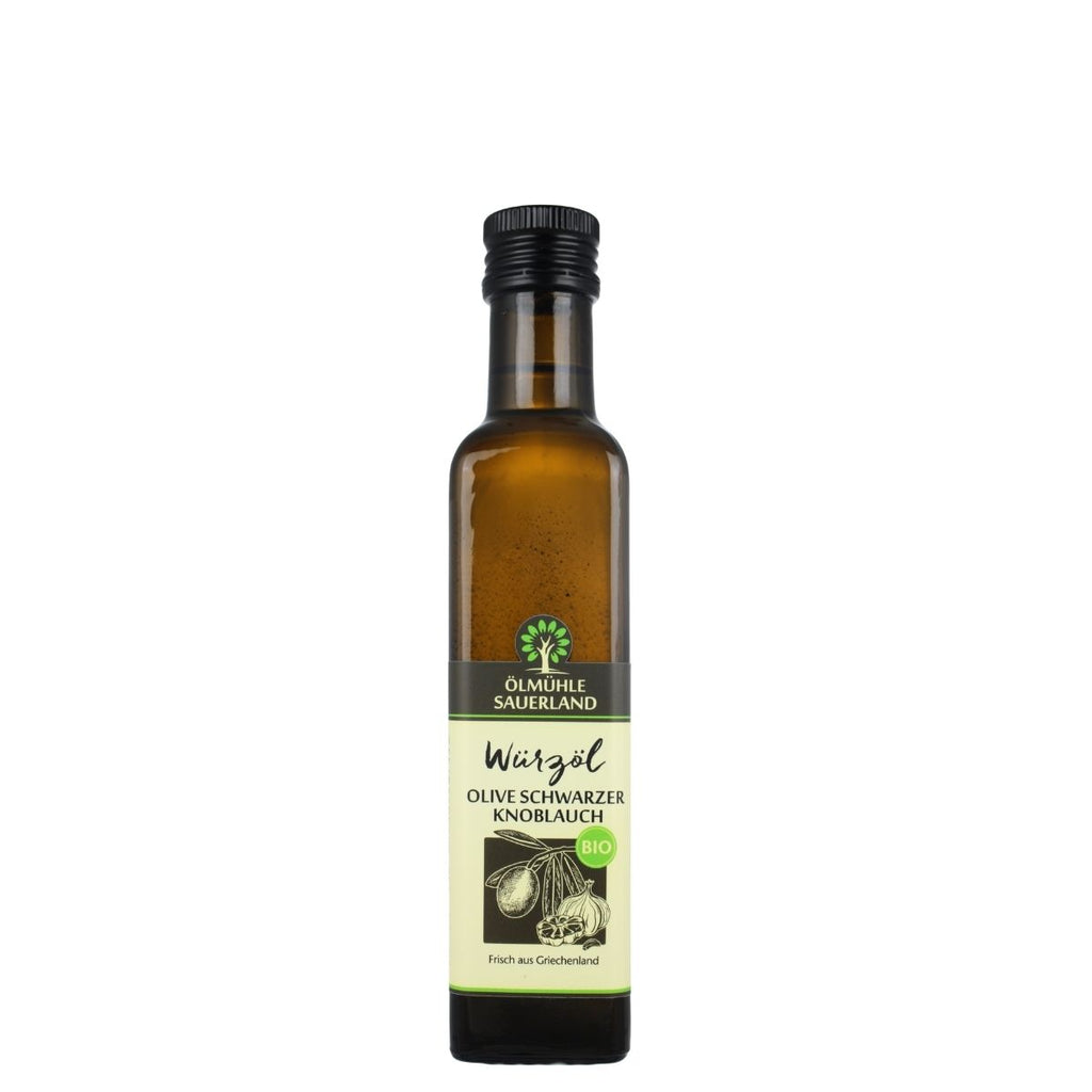 MHD 50% Olivenöl BIO kaltgepresst mit schwarzem Knoblauch