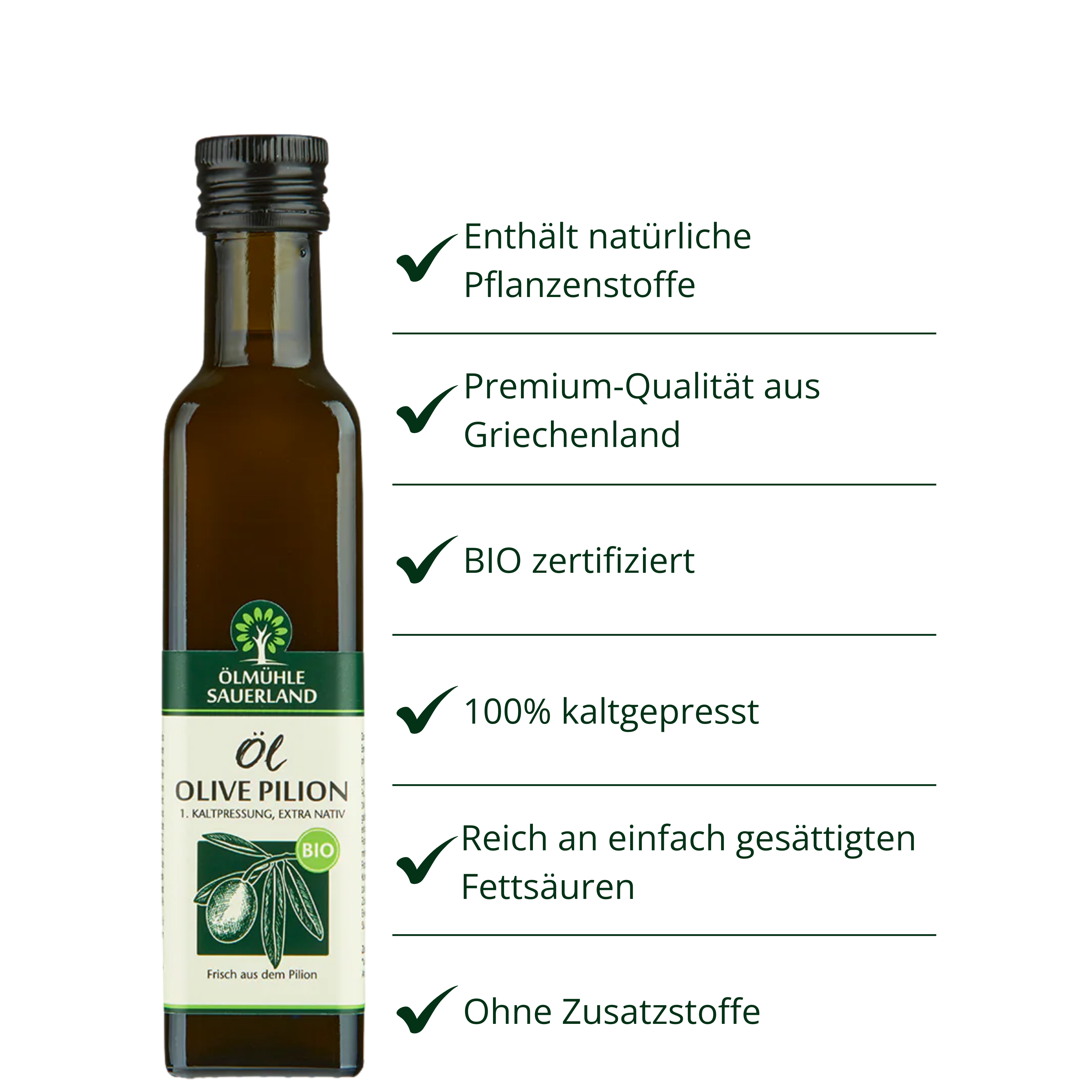 Olivenöl BIO Amfissa (vom Pilion) extra nativ kaltgepresst