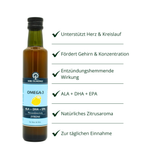 Omega-3 ALA + DHA + EPA Zitrone