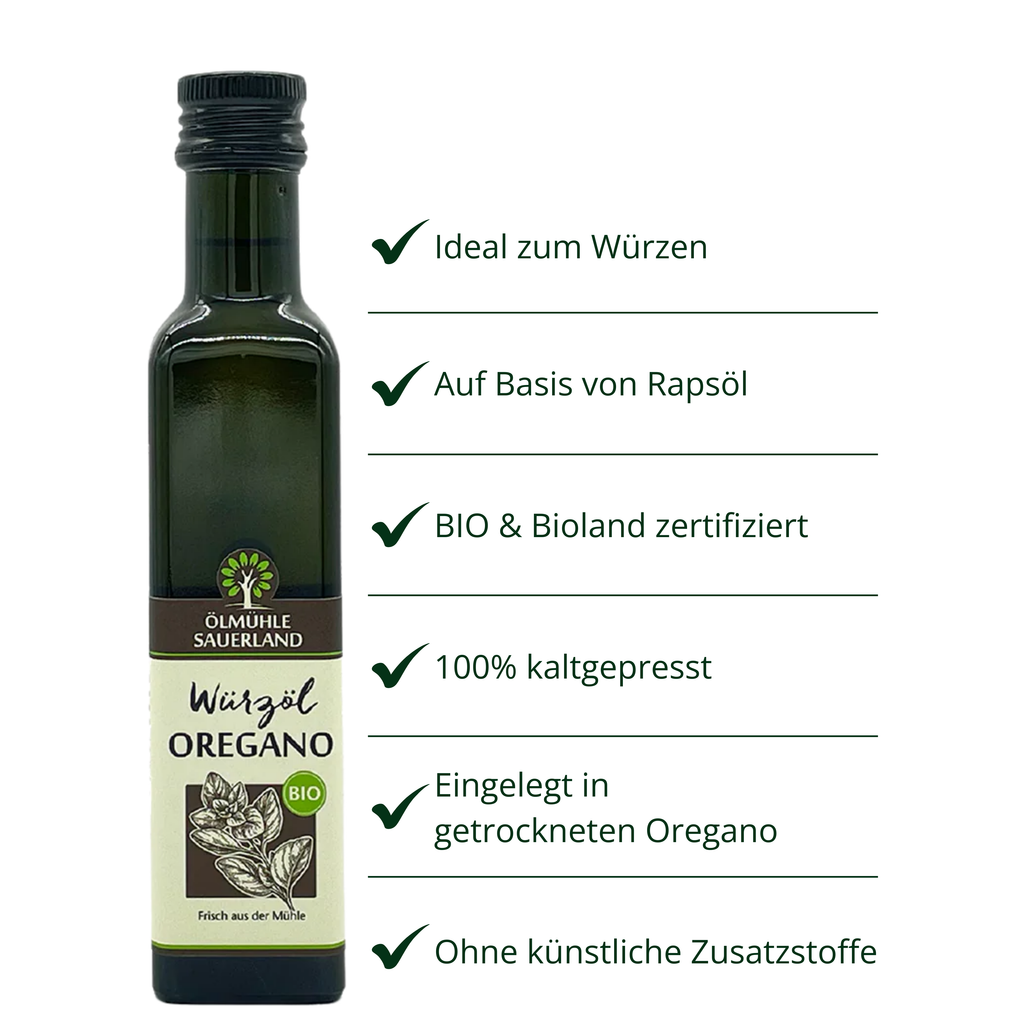 Oregano Rapswürzöl BIOLAND kaltgepresst