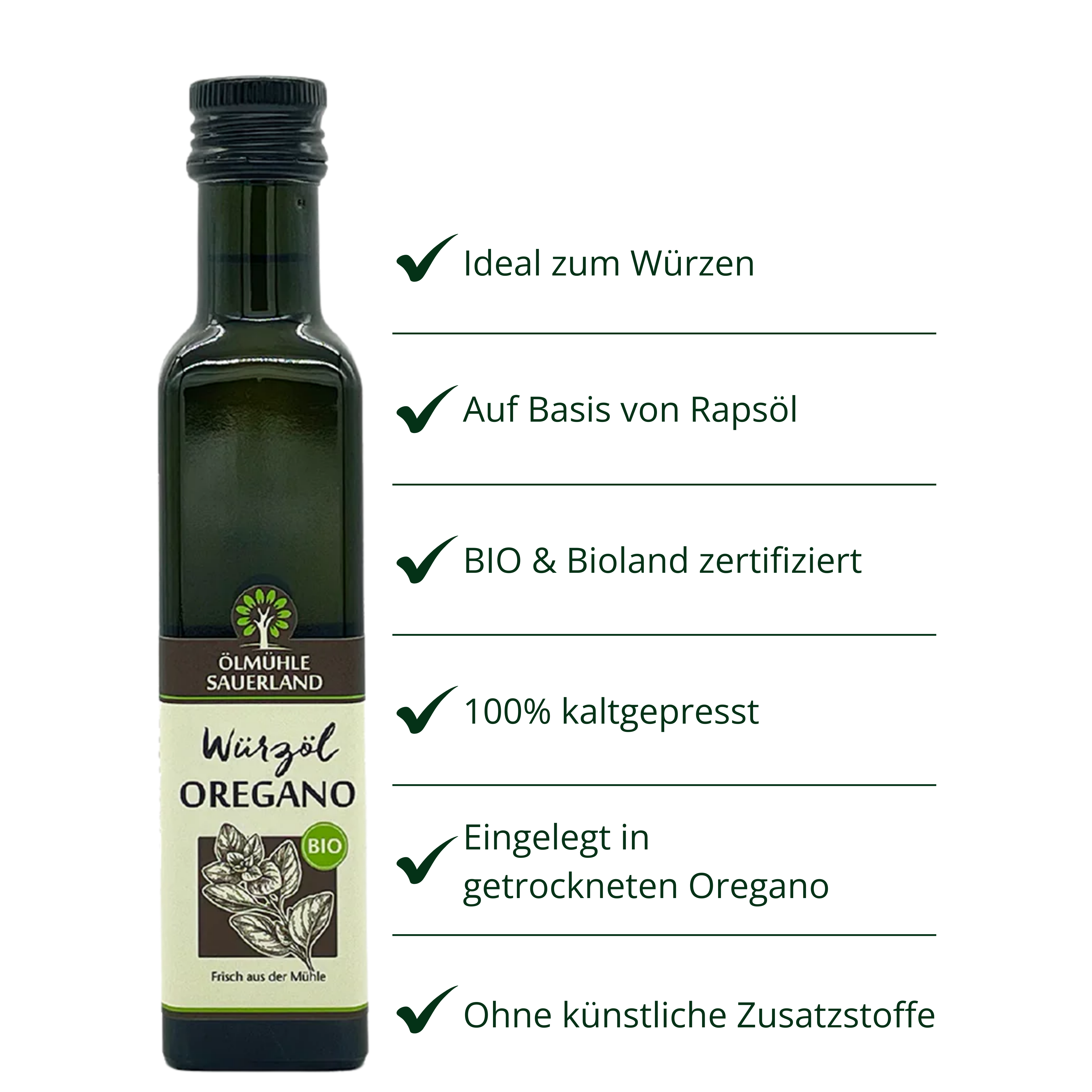 Oregano Rapswürzöl BIOLAND kaltgepresst