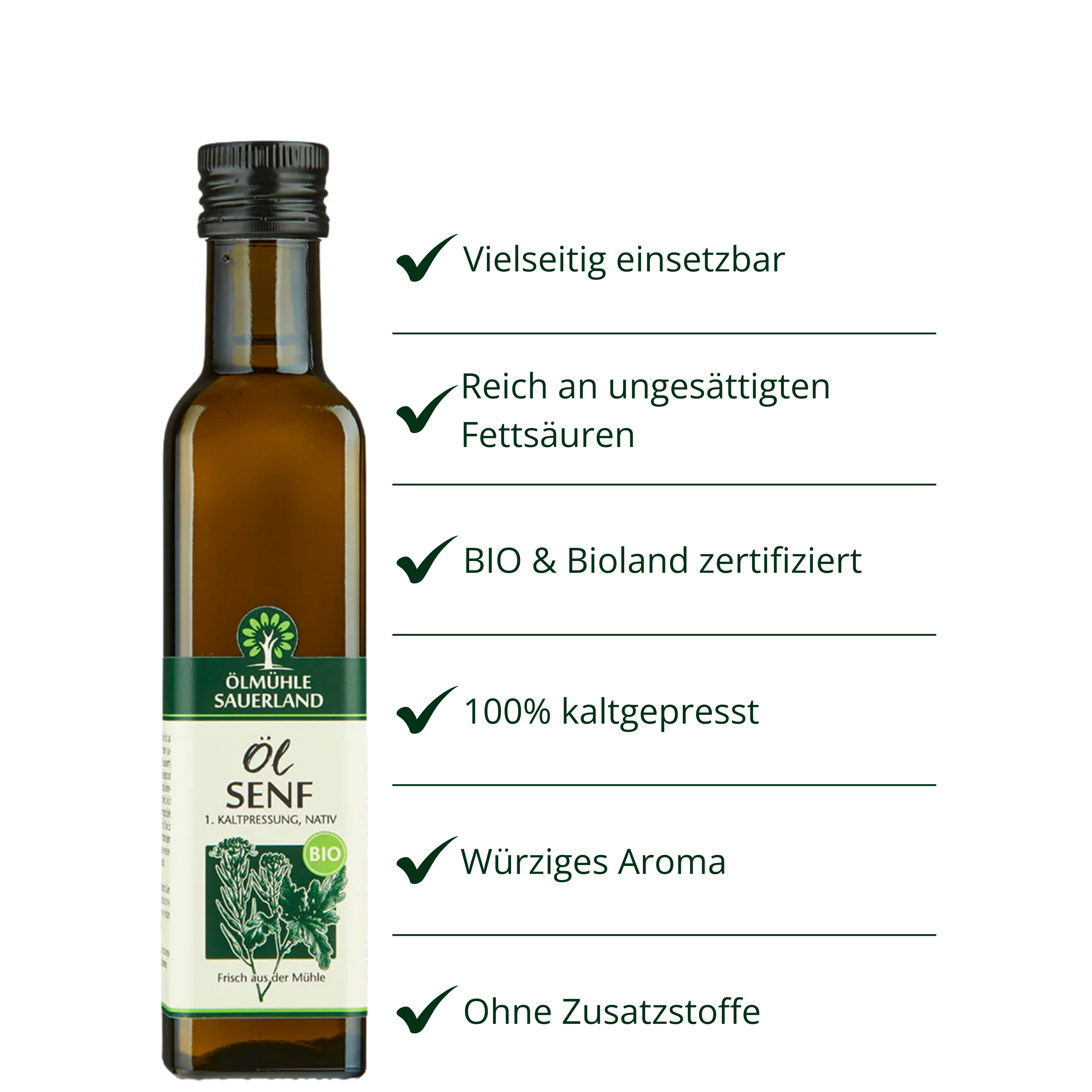 Senföl BIOLAND kaltgepresst nativ