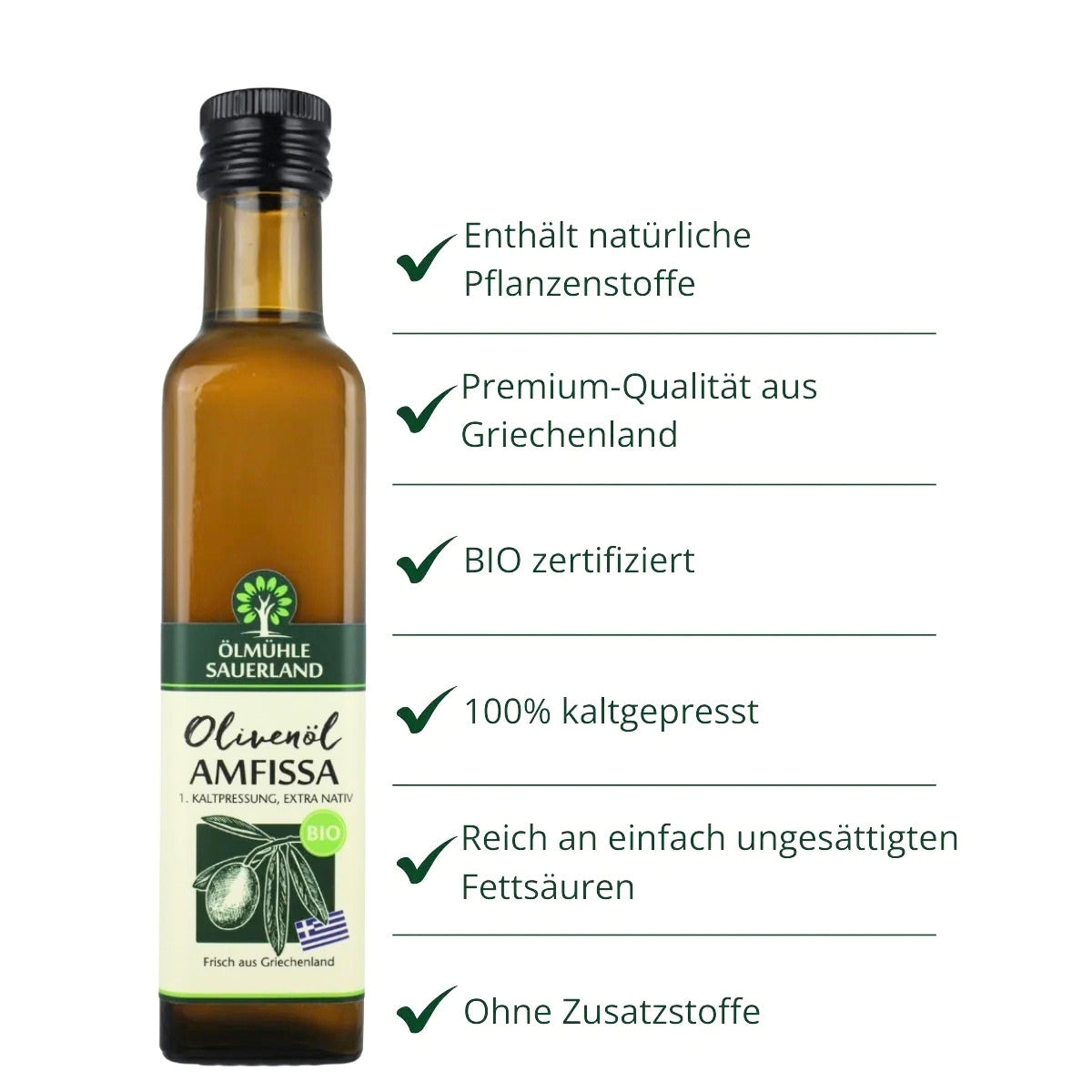 Olivenöl BIO Amfissa (vom Pilion) extra nativ kaltgepresst