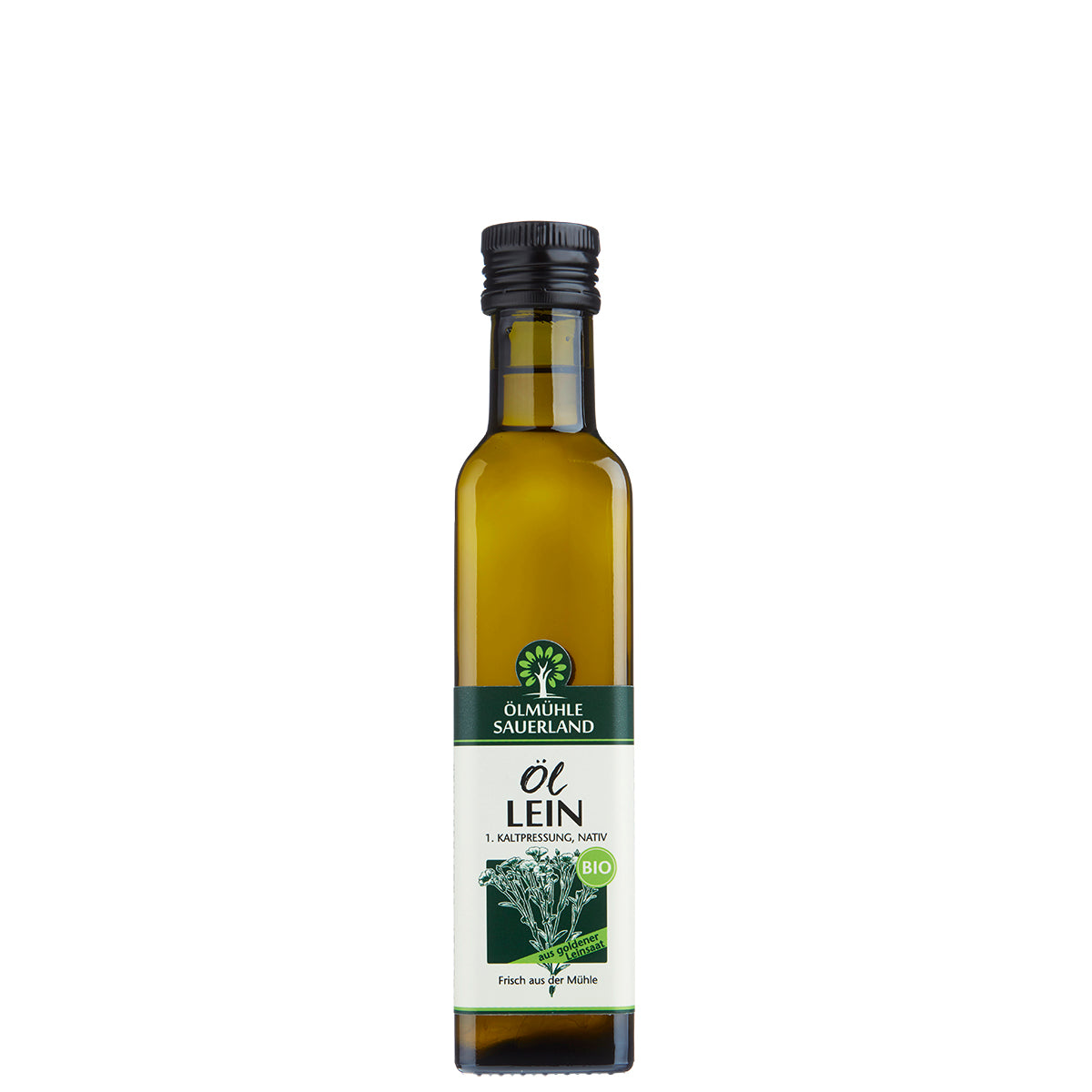 MHD Deal 50%: Leinöl BIOLAND goldene Leinsaat nativ kaltgepresst 250 ml