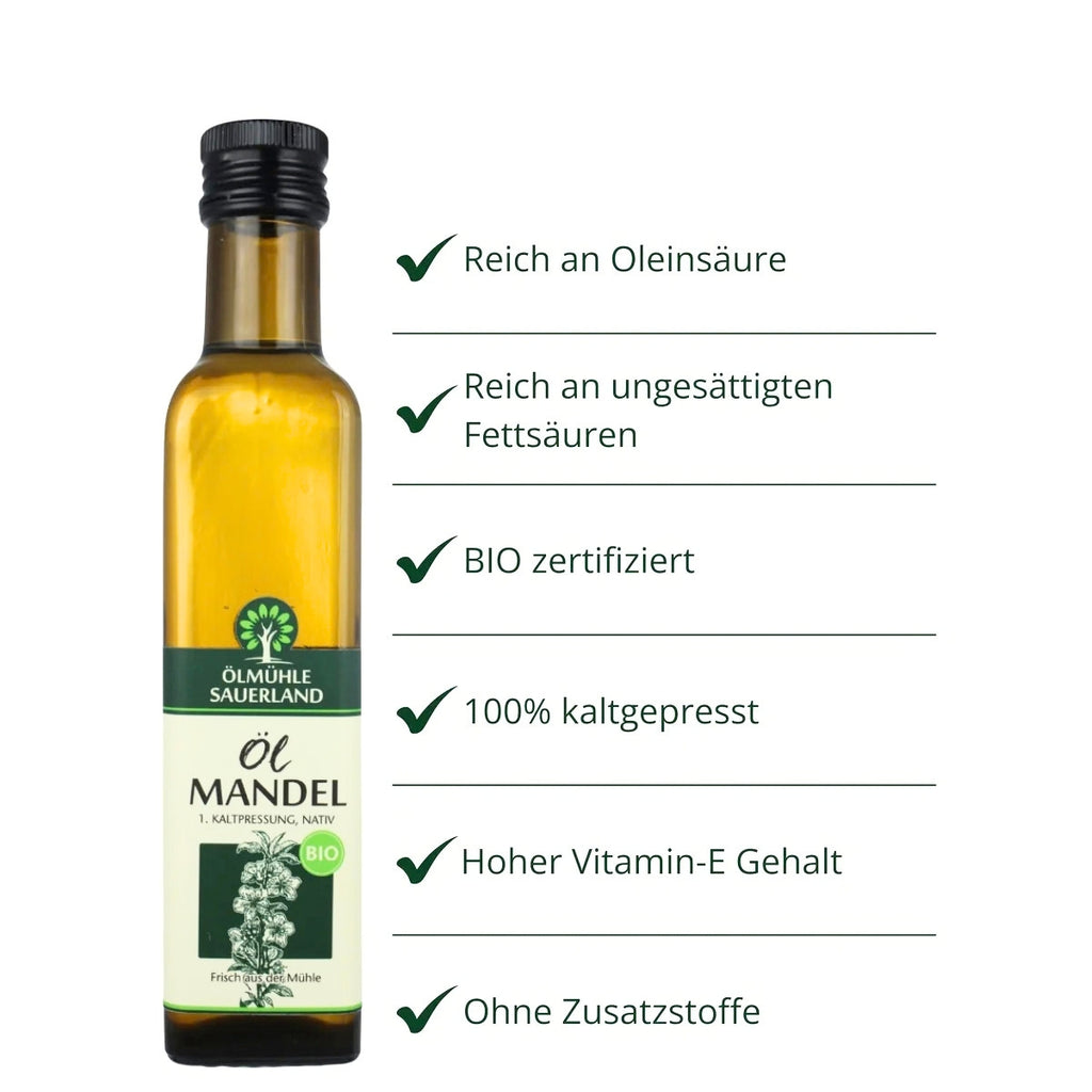 Mandelöl BIO kaltgepresst nativ