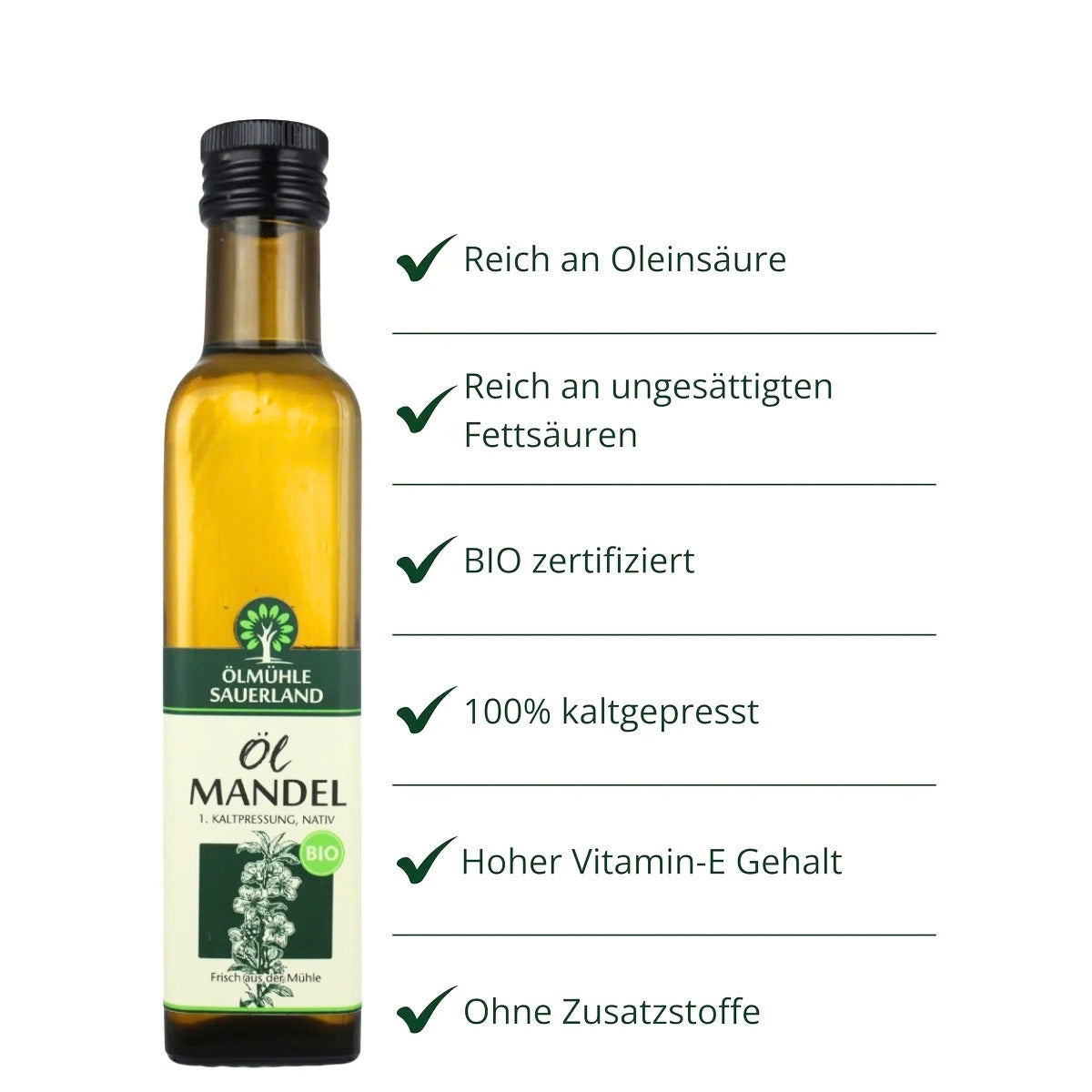 Mandelöl BIO kaltgepresst nativ