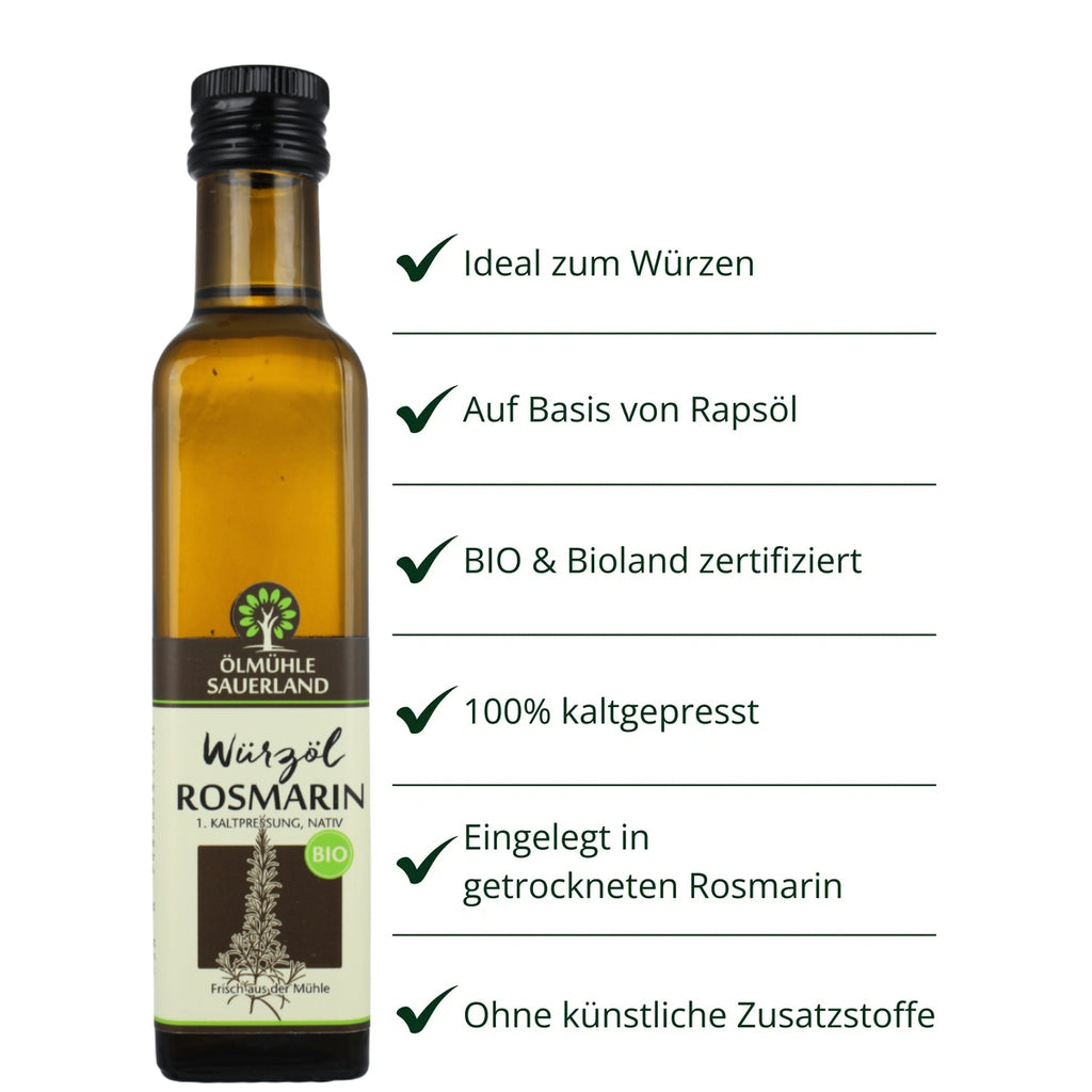 Rosmarin Rapswürzöl BIOLAND