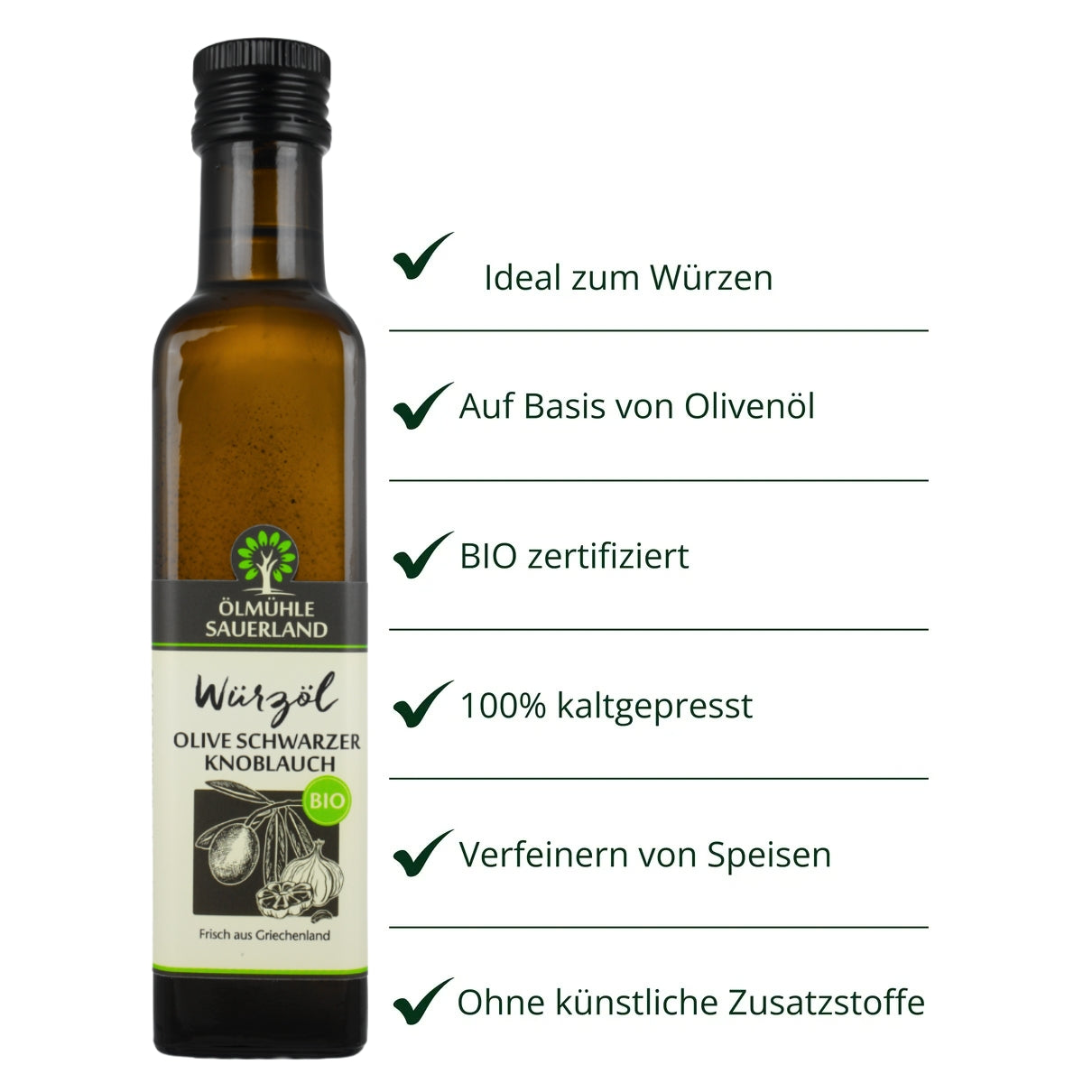 Würzöle – Ölmühle Sauerland