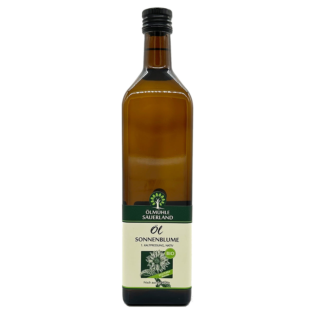 Sonnenblumenkernöl BIO kaltgepresst nativ aus geschälter Saat